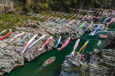 徳島・大歩危・小歩危｜吉野川ラフティングと渓谷クルーズを楽しむ