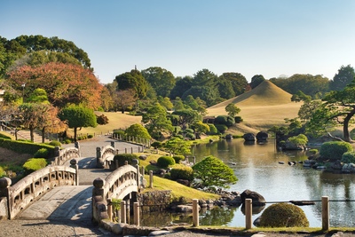 熊本・水前寺成趣園｜富士山借景を楽しむ池泉回遊式日本庭園
