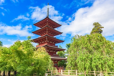 青森・最勝院五重塔｜東北随一の美しい五重塔と四季の景色を楽しむ