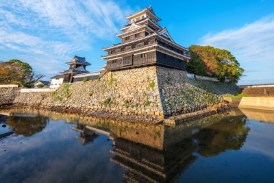 中津城（大分）｜黒田官兵衛ゆかりの水城を歩く：天守の眺めと周辺散策