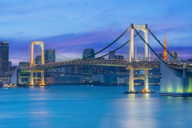 东京彩虹大桥攻略｜空中步道与东京湾绝景