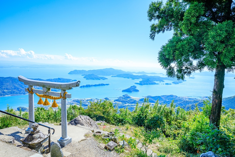 倉岳神社｜眺望大海的天草山頂參拜