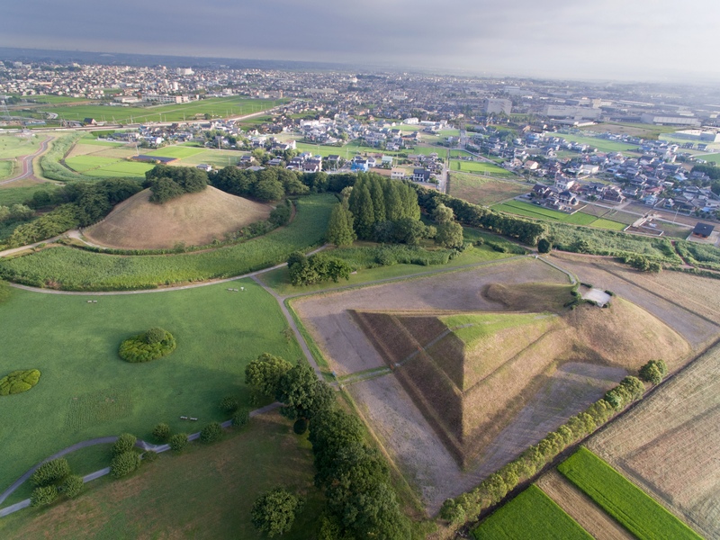 Parc des kofun de Sakitama (Gyoda) : tumulus de l'ancien Japon