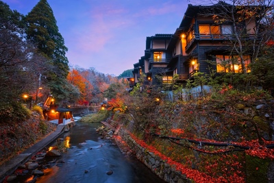 Kurokawa Onsen : itinéraire thermal d'Aso et des montagnes