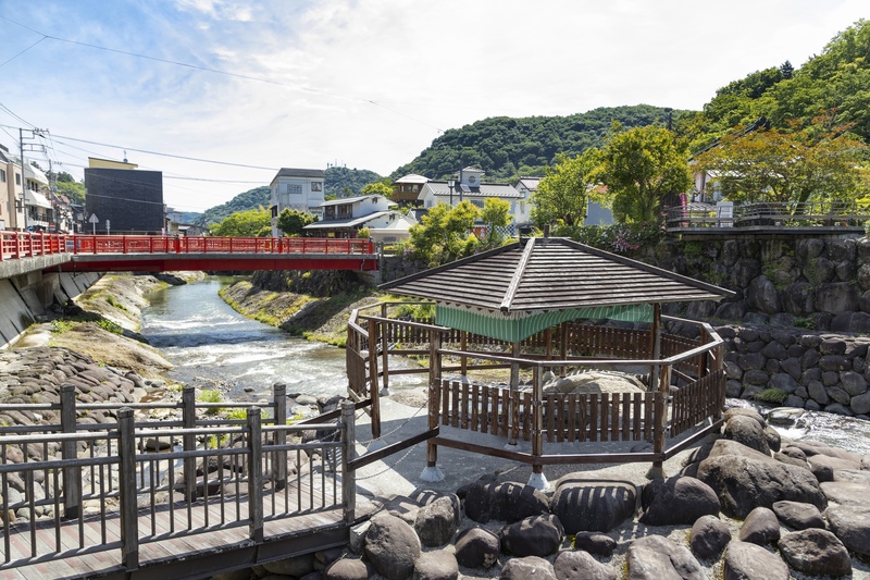 桂川沿いに歩く修善寺温泉街｜修禅寺・独鈷の湯と竹林の小径