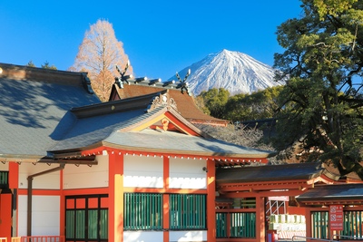 富士山本宮浅間大社が結ぶ山と水｜浅間造・湧玉池と富士登拝