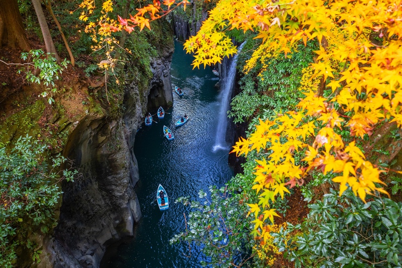Miyazaki en automne : 2 jours, Takachiho et cosmos