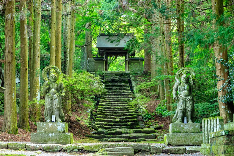 両子寺は仁王像から奥の院へ｜石段でゆっくりたどる六郷満山の祈り