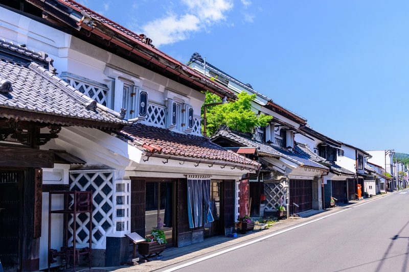宮城・村田の蔵の町並みを歩く｜店蔵と門、紅花交易の歴史を知る