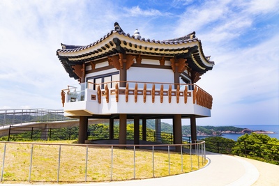 韓国展望所で海と水平線を望む｜遠景の見方と安全な撮影マナー